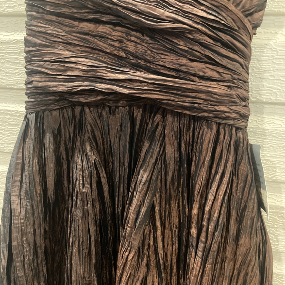 Strapless Taffeta Dress - image 4